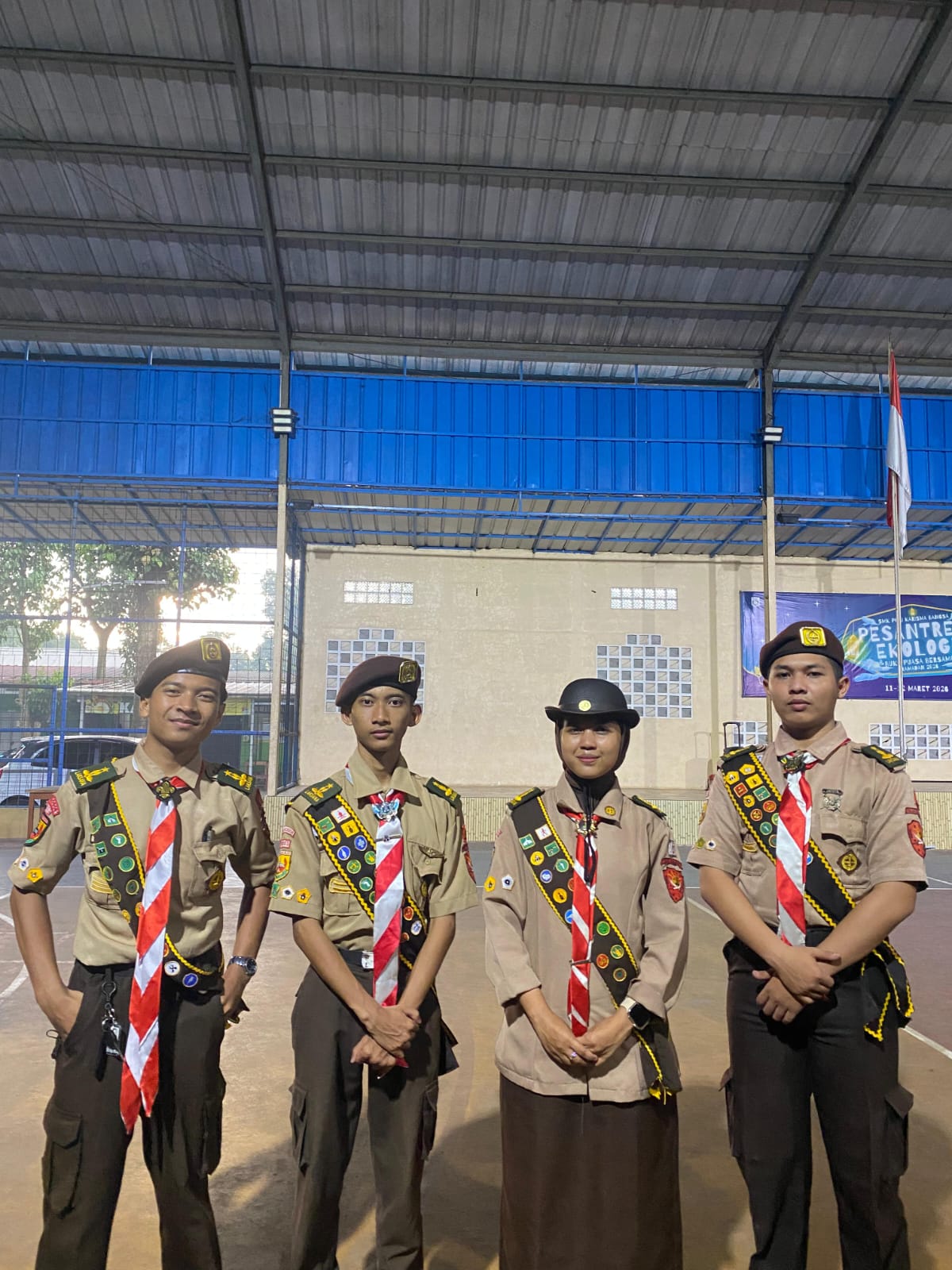 Pramuka SMK Bina Teknika Ikuti Penilaian Calon Pramuka Garuda