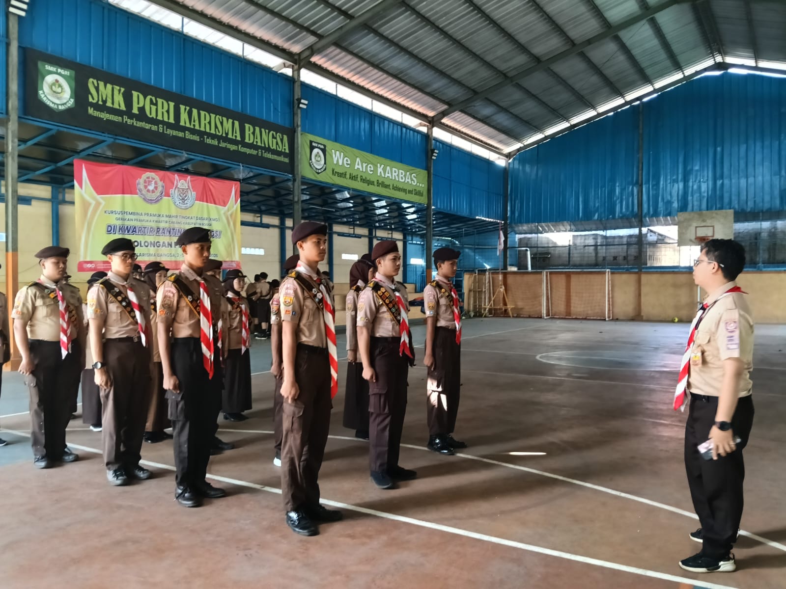 Kwarran Cileungsi Sukses Gelar Penilaian Calon Pramuka Garuda Tahap 1 tahun 2026