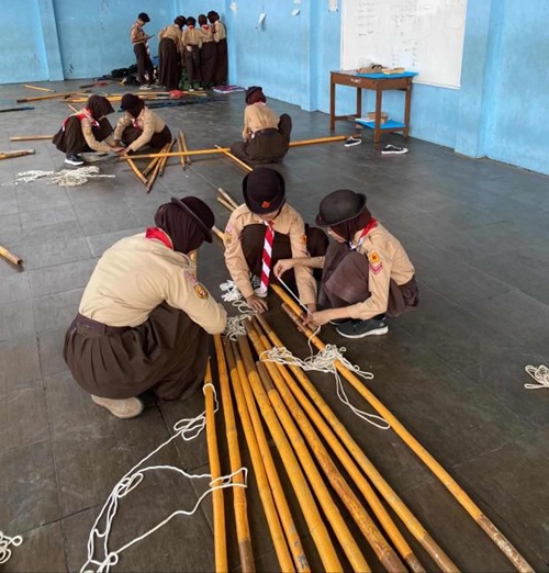 Jelang LT 2, Pramuka SMP YAPIN Adakan LT I