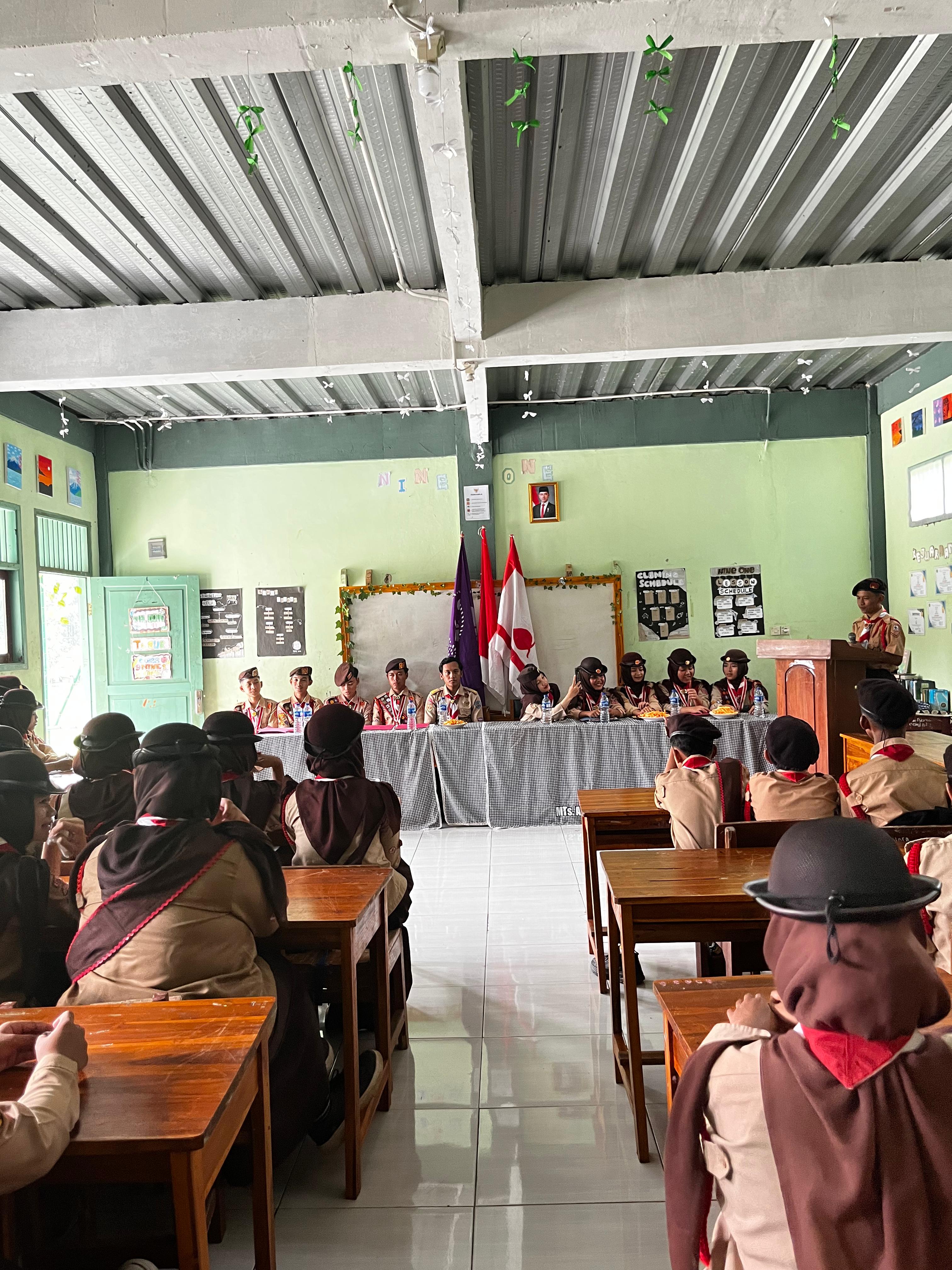 Regenerasi Pramuka! Musyawarah Penggalang MTs Arrosyid II Lahirkan Pemimpin Baru 2026–2027