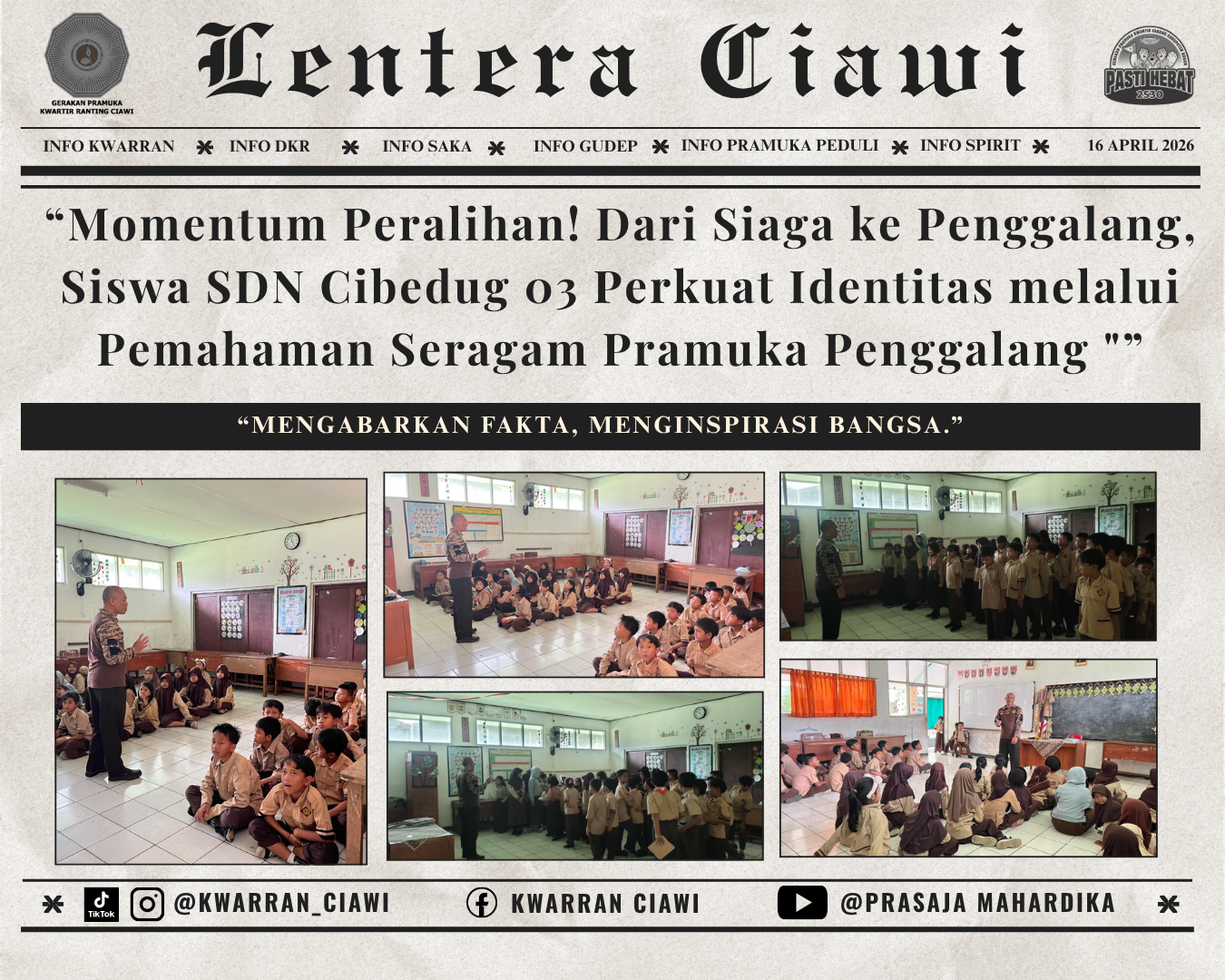 “Momentum Peralihan! Dari Siaga ke Penggalang, Siswa SDN Cibedug 03 Perkuat Identitas melalui Pemahaman Seragam Pramuka Penggalang Sesuai SK Kwarnas Nomor 174/2012"”