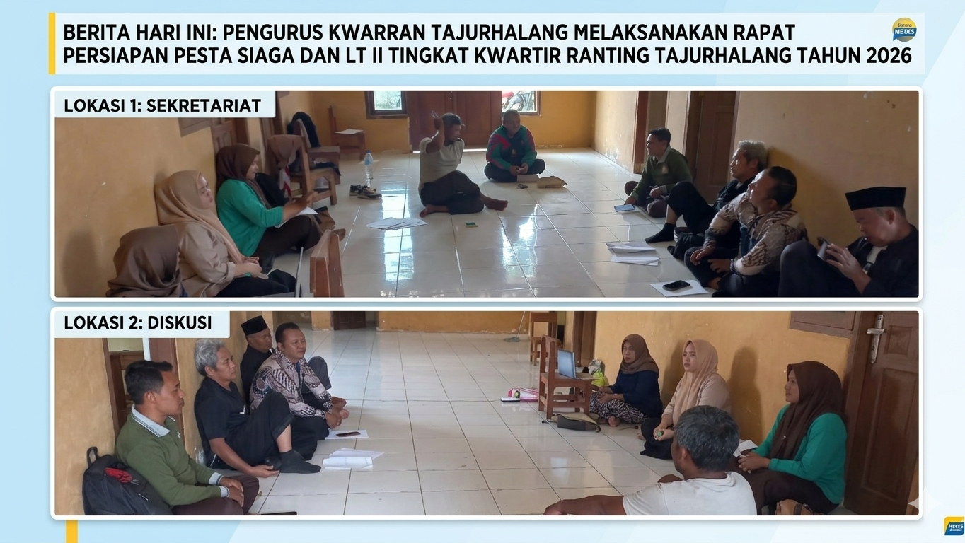 Matangkan Persiapan, Kwarran Tajurhalang Gelar Rapat Pesta Siaga dan LT II Tahun 2026