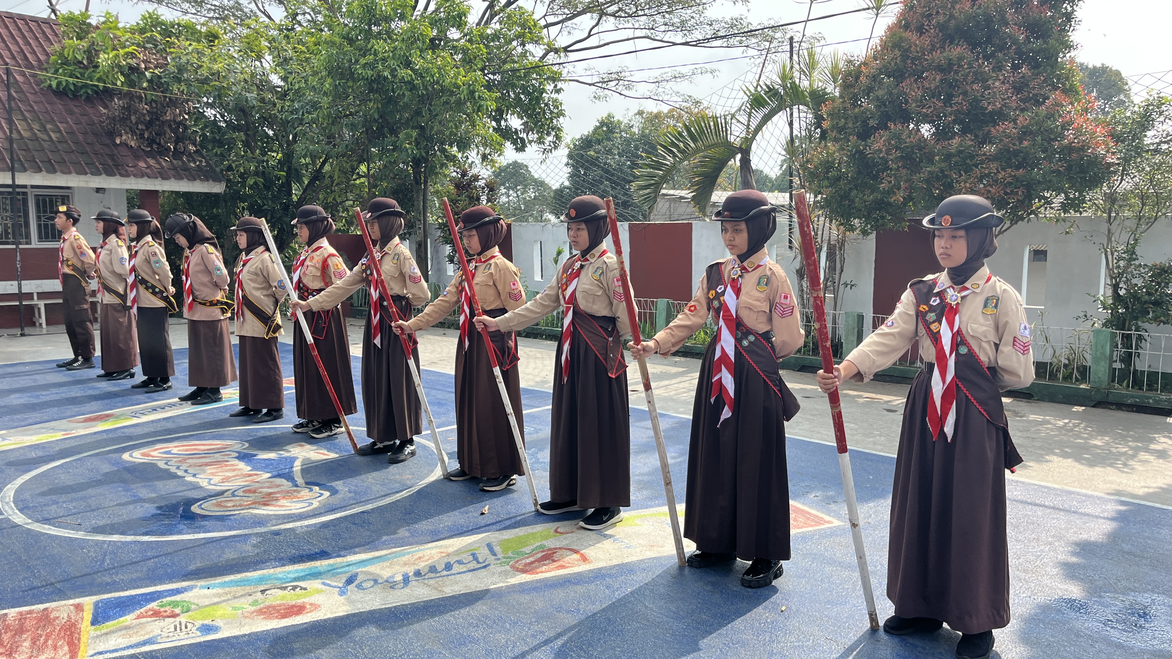 Menuju Puncak Prestasi! Kwarran Cijeruk Uji Kelayakan Calon Pramuka Garuda