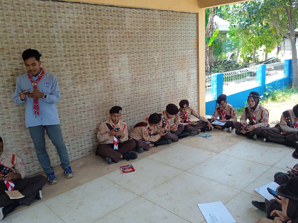 Kwaran Klapanunggal Bekali Calon Pramuka Garuda dengan Keterampilan Teknologi Informasi