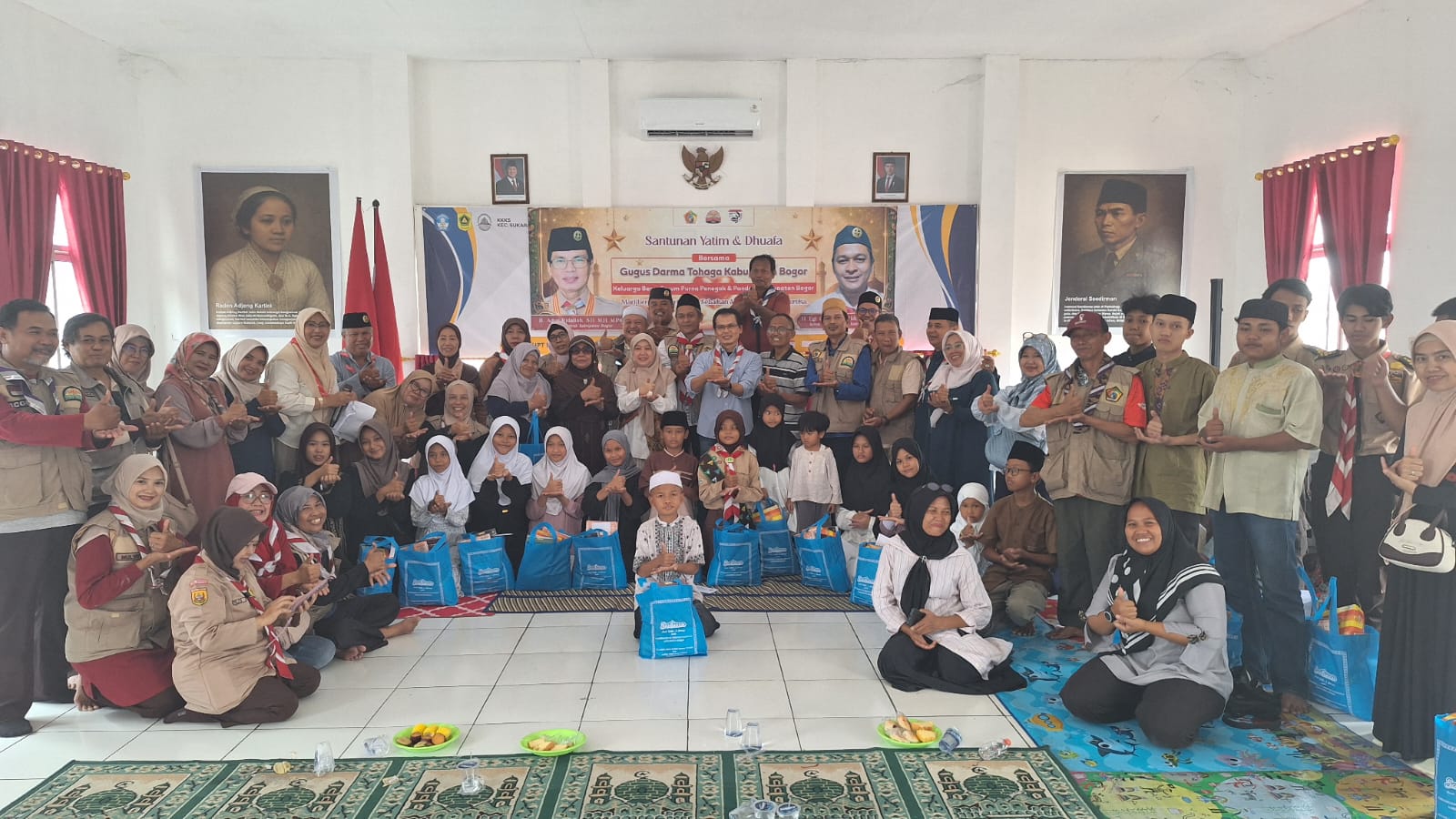 8 Tahun Mengabdi: Gugus Darma Tohaga Tebar Kepedulian untuk Yatim dan Sesepuh Pramuka