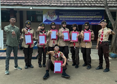 Pramuka SMK PGRI Karisma Bangsa Perkuat Kompetensi Melalui Kegiatan Pendidikan dan Pelatihan Instruktur Muda Tahun 2026