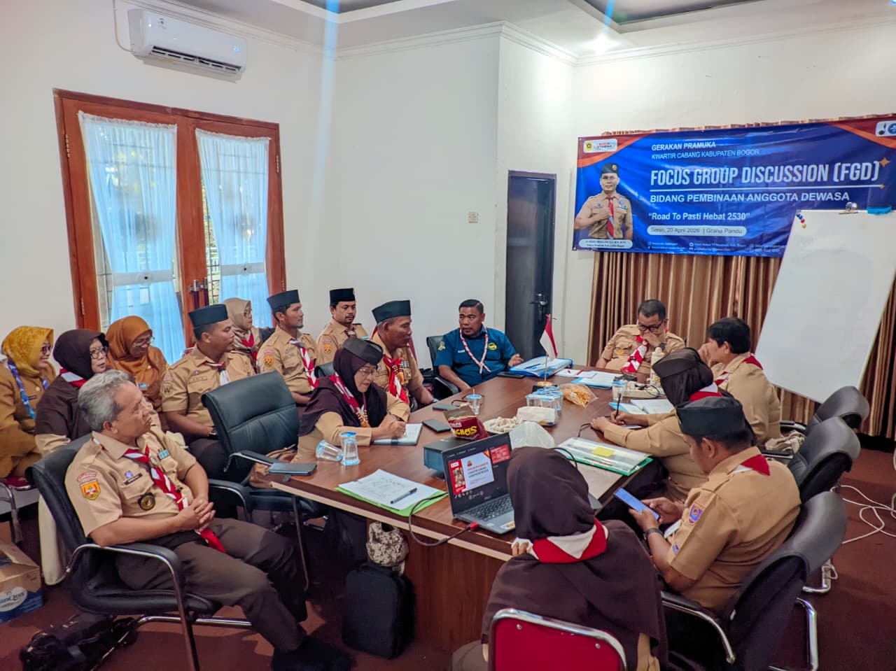 FGD Bidang Binawasa Kwarcab Kabupaten Bogor Bahas Penguatan Pembinaan Orang Dewasa