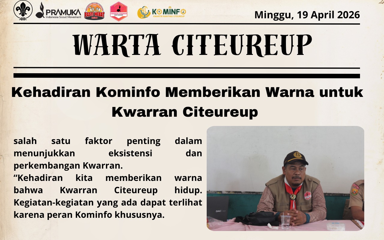 Waka Kominfo : Kehadiran Kominfo Memberikan Warna Kwarran Citeureup