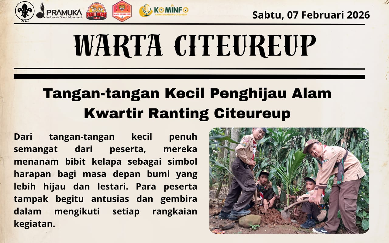 TANGAN KECIL, HARAPAN BESAR : SIAGA SDN TAJUR 01 HIJAUKAN ALAM