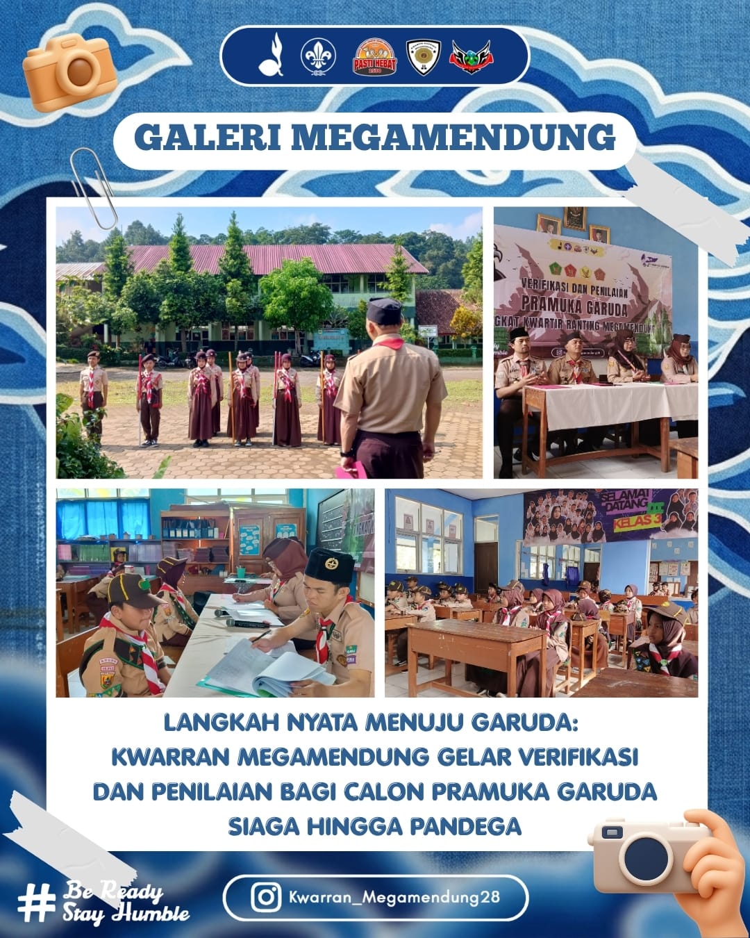 Langkah Nyata Menuju Garuda: Kwarran Megamendung Gelar Penilaian Portofolio bagi Calon Pramuka Garuda Siaga hingga Pandega