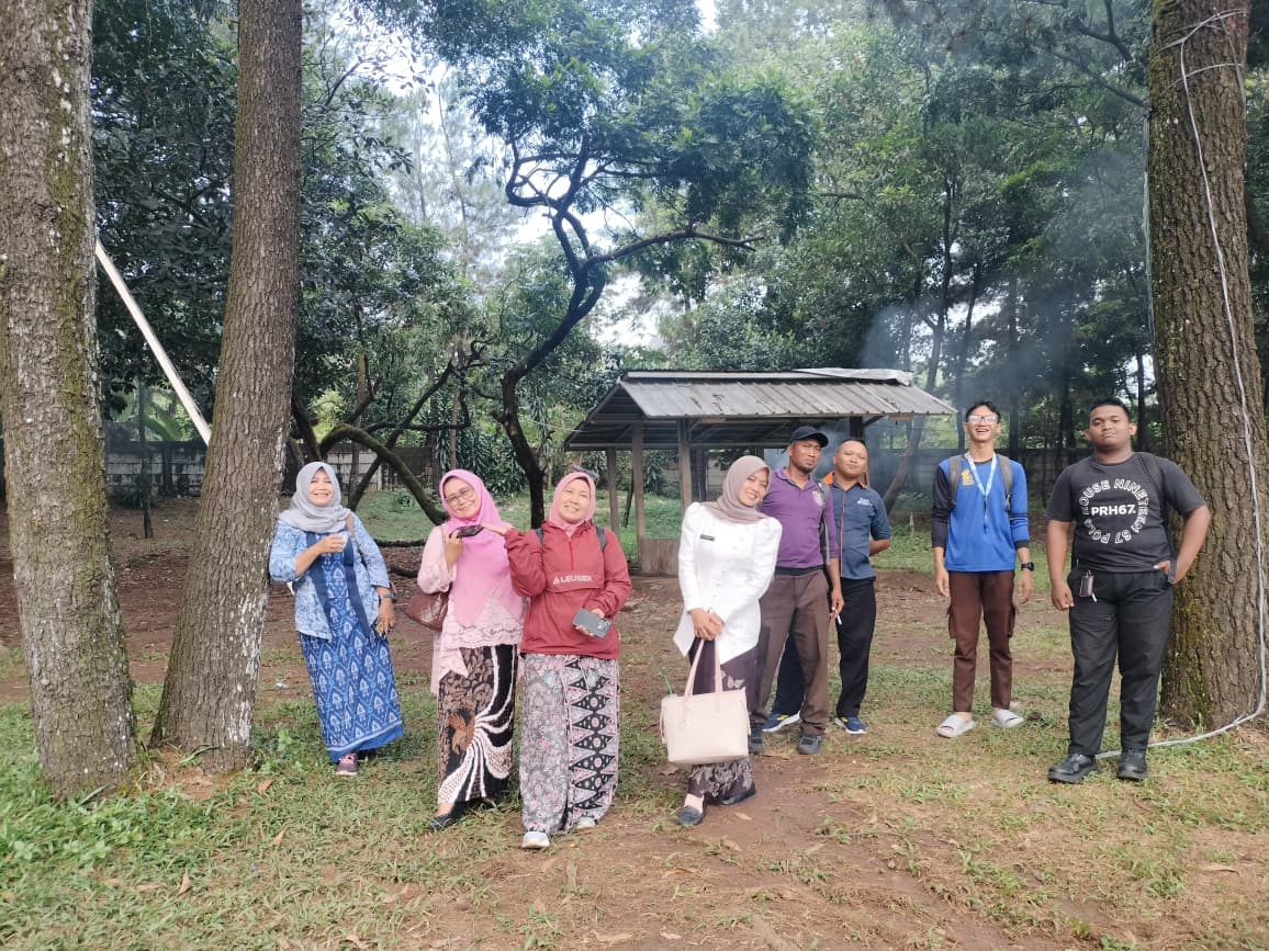 Pastikan kesiapan lokasi, pengurus Kwarran Tajurhalang Tinjau  Bumi perkemahan cimandala