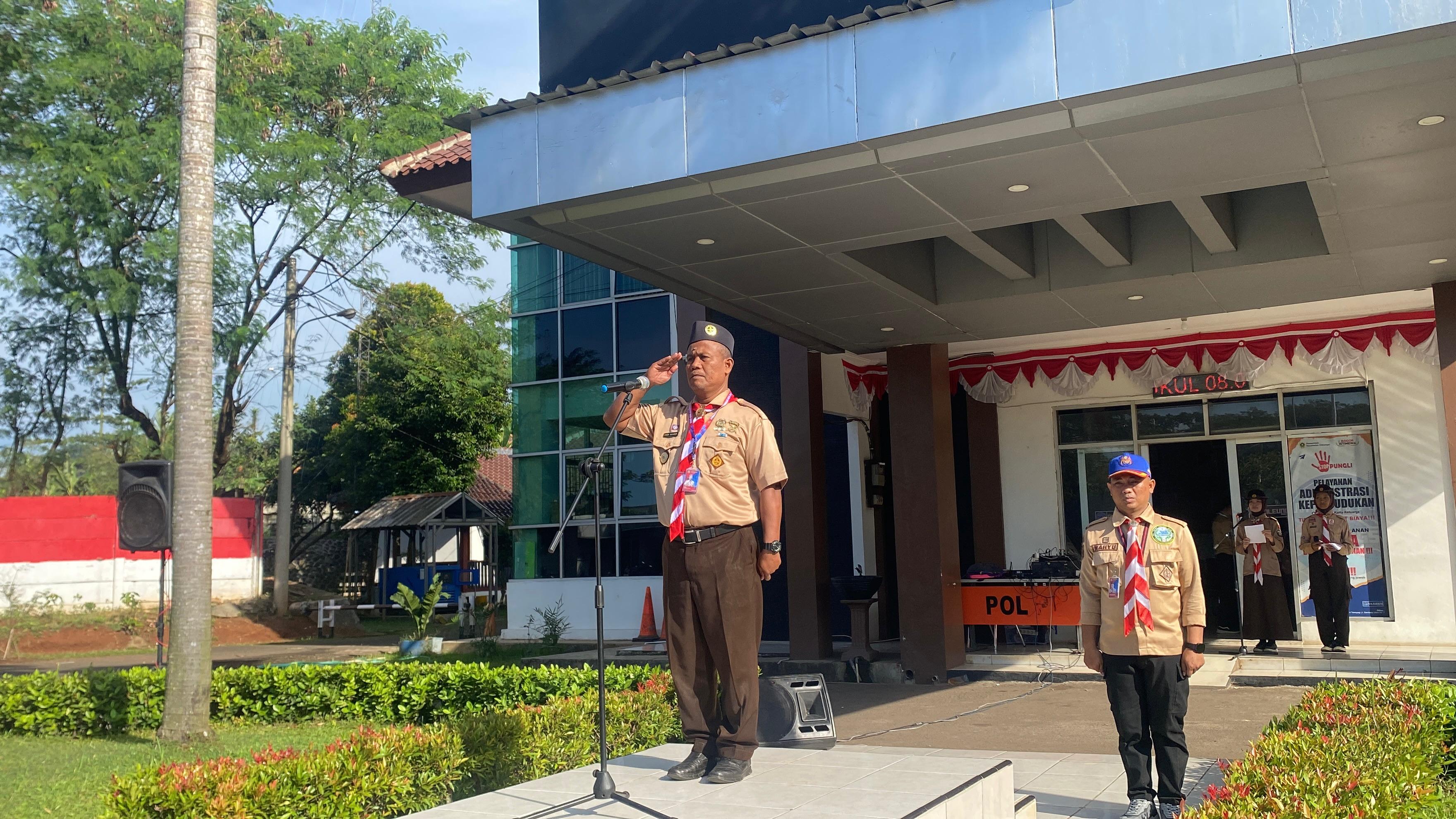 Lomba Tingkat II Kwartir Ranting Cileungsi Tingkatkan Keterampilan Penggalang