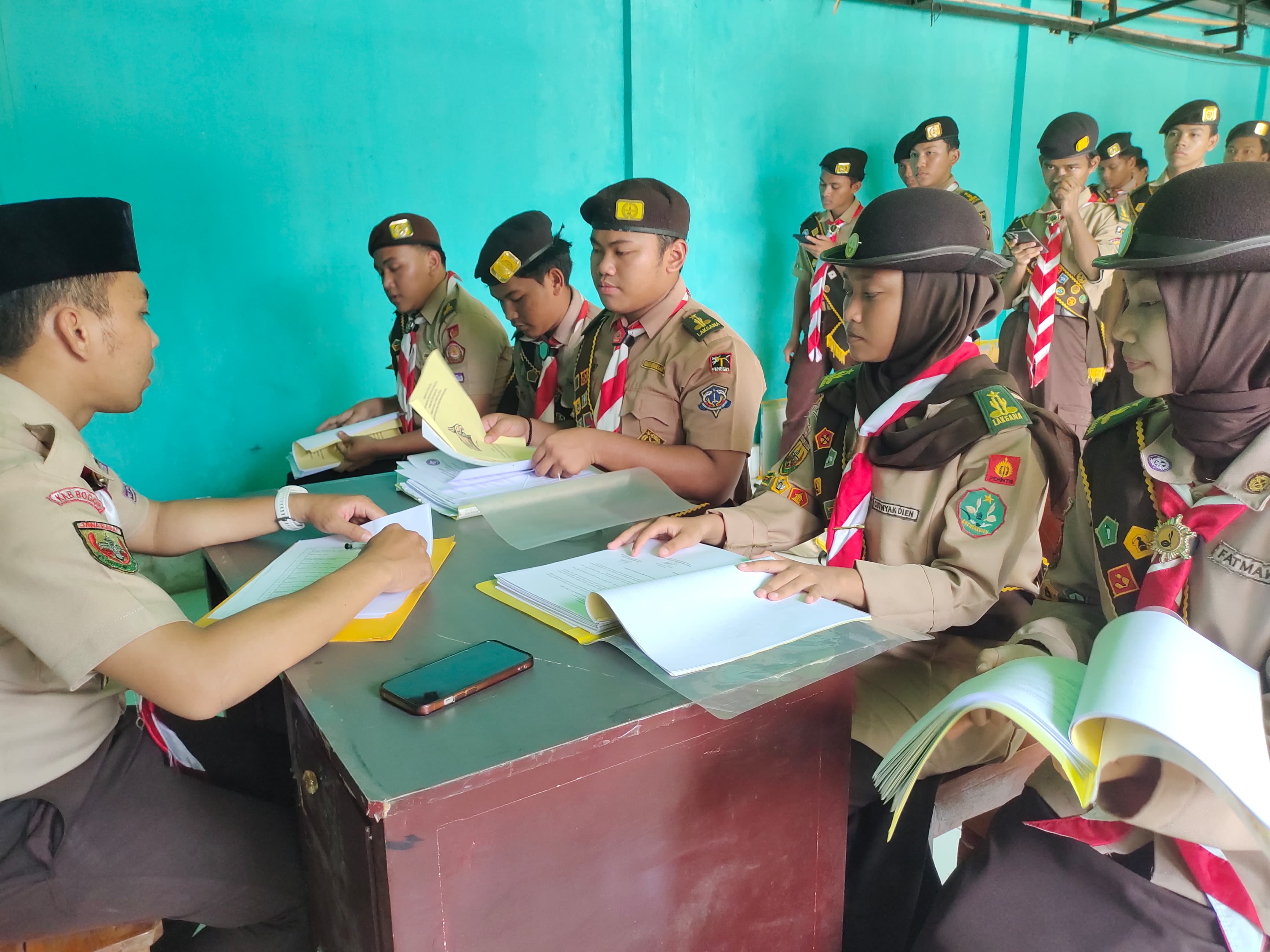 Asah Ketangkasan dan Kelengkapan Berkas, 91 Calon Pramuka Garuda Parungpanjang Ikuti TC 2 di SDN Cibunar 01