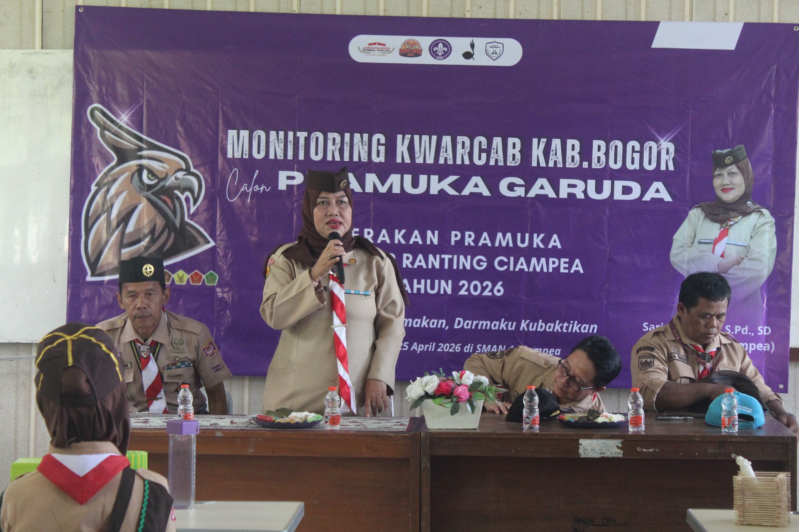 Ka Kwarran Ciampea : Pramuka Garuda Bukan Sekadar Tentang Simbol, Atribut, atau Penghargaan Semata ! di Penilaian Calon Pramuka Garuda Kwarran Ciampea Tahun 2026