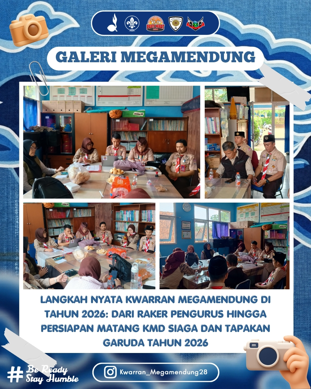 Langkah Nyata Kwarran Megamendung di Tahun 2026: Dari Raker Pengurus Hingga Persiapan Matang KMD Siaga dan Tapakan Garuda Tahun 2026