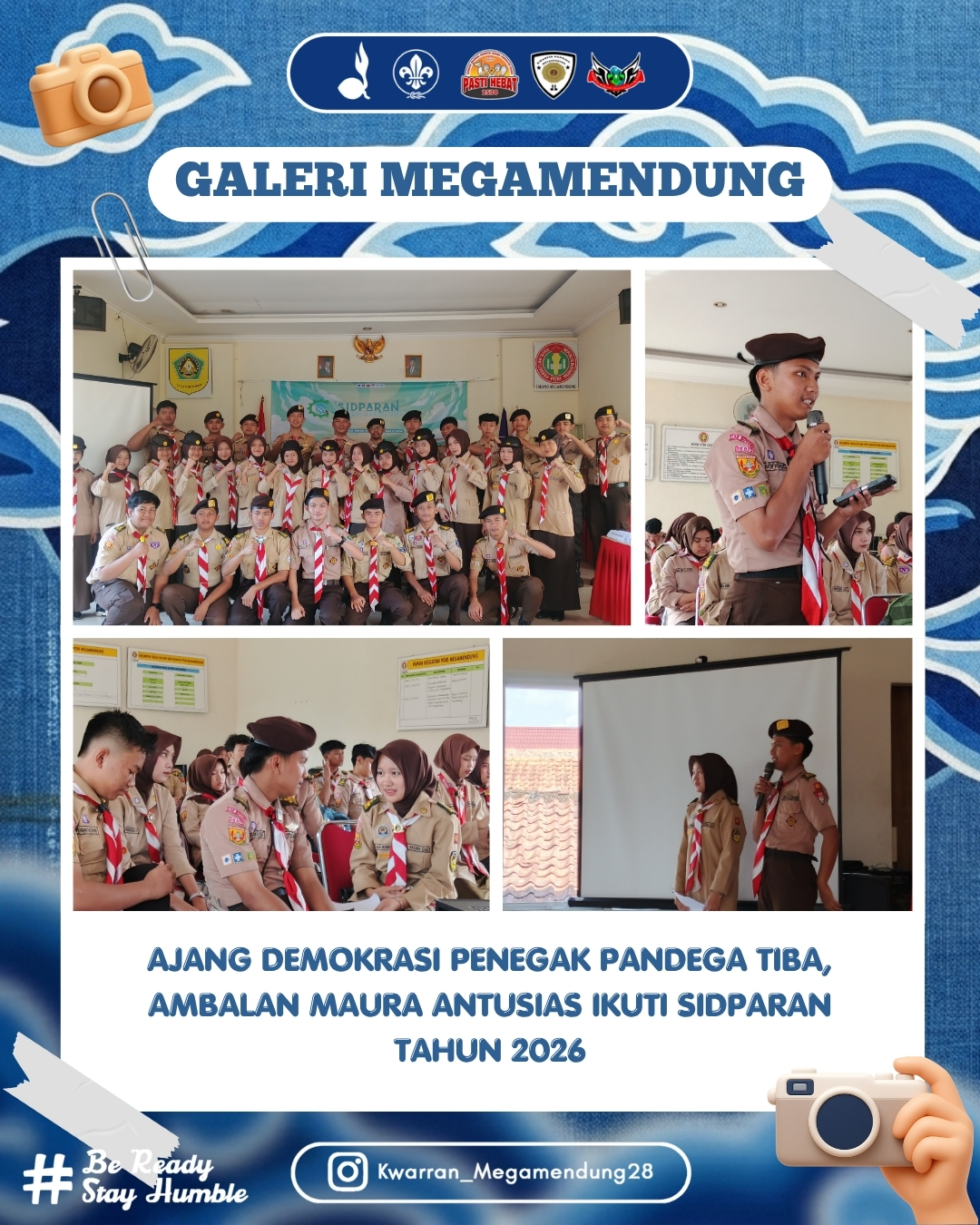 Ajang Demokrasi Penegak Pandega Tiba, Ambalan Maura SMK YMA Megamendung Antusias Ikuti SIDPARAN 2026