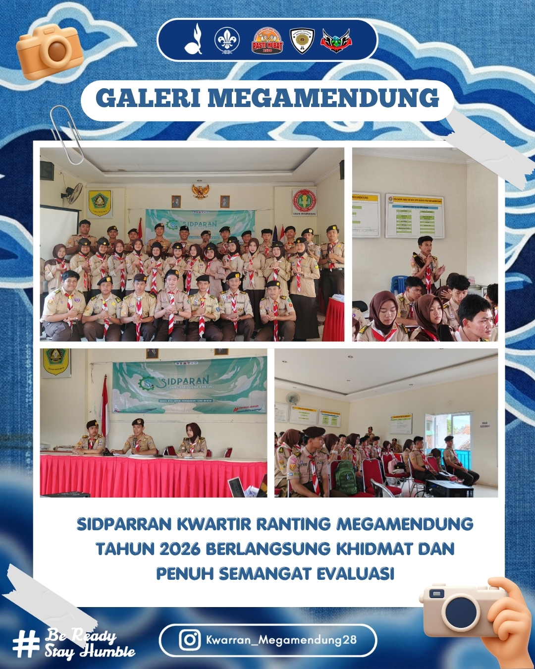 SIDPARRAN Kwartir Ranting Megamendung Tahun 2026 Berlangsung Khidmat Dan Penuh Semangat Evaluasi