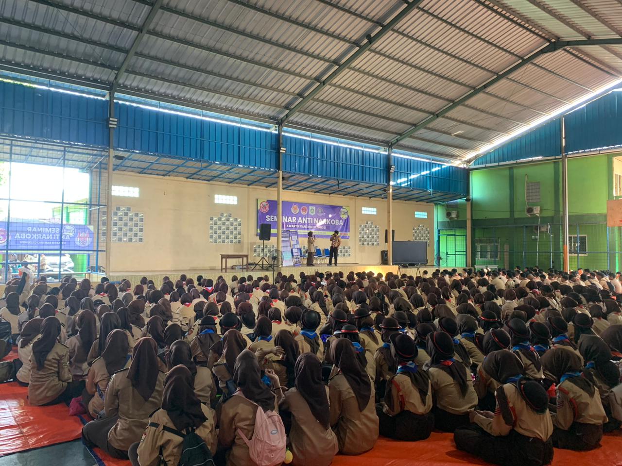 440 Pramuka Cileungsi Ikuti Seminar Anti Narkoba, Siap Jadi Agen Perubahan