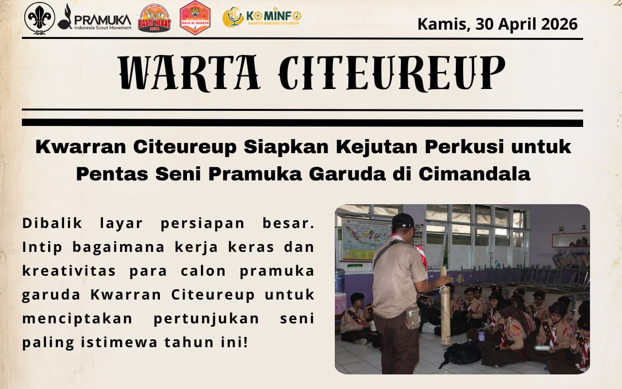 PERSIAPAN PENGGALANG GARUDA KWARRAN CITEUREUP GUNCANG PANGGUNG CIMANDALA