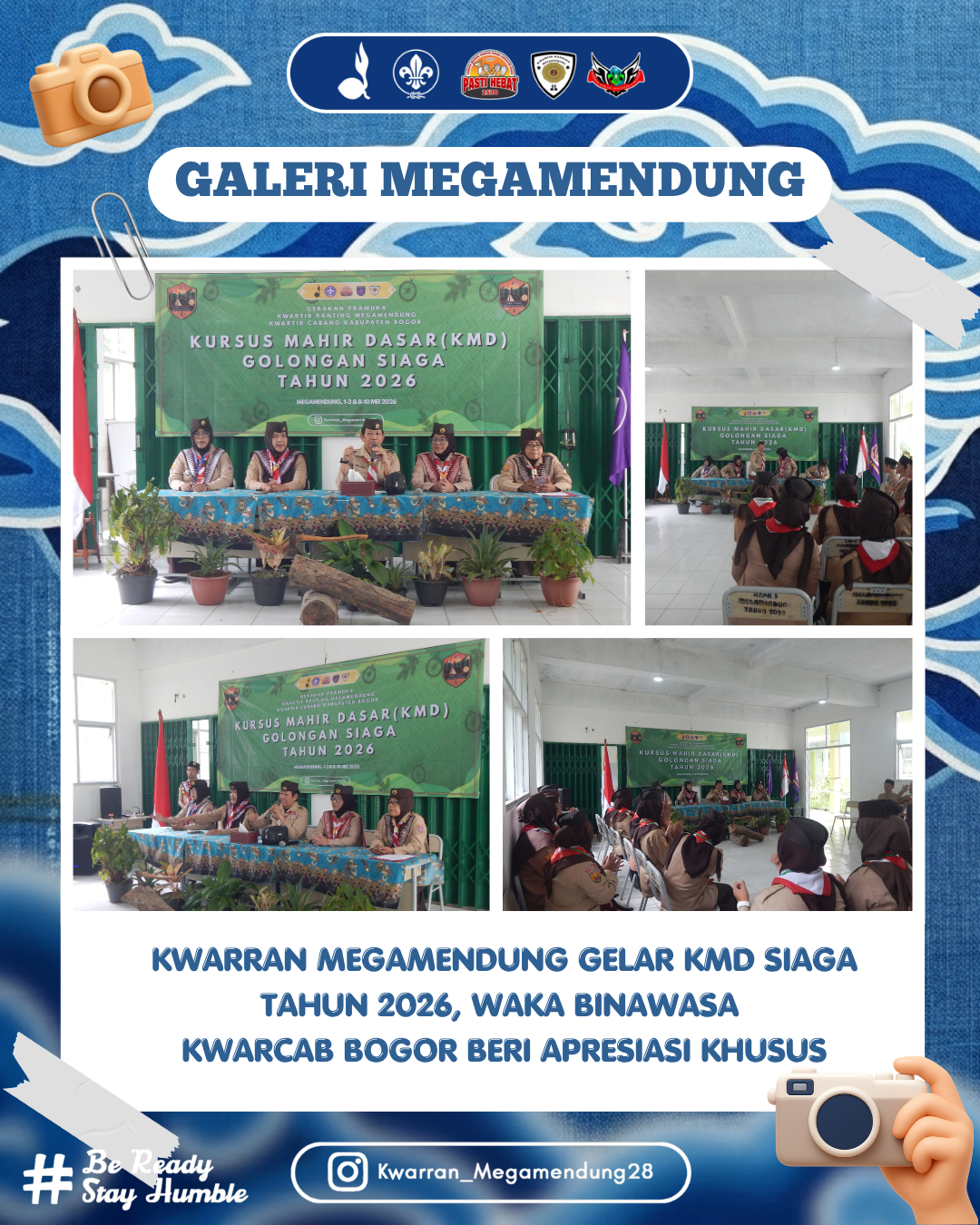 Kwarran Megamendung Gelar KMD Siaga 2026, Waka Binawasa Kwarcab Bogor Beri Apresiasi Khusus