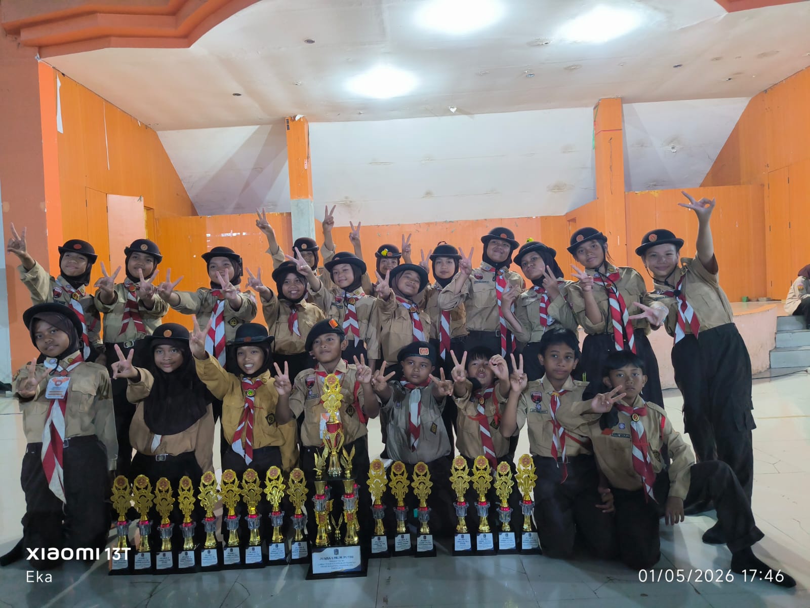GEMILANG DI BUMI PERKEMAHAN CIMANDALA: SD Negeri Nanggerang 02 Sabet Juara Umum Regu Putri di Lomba Tingkat II 2026