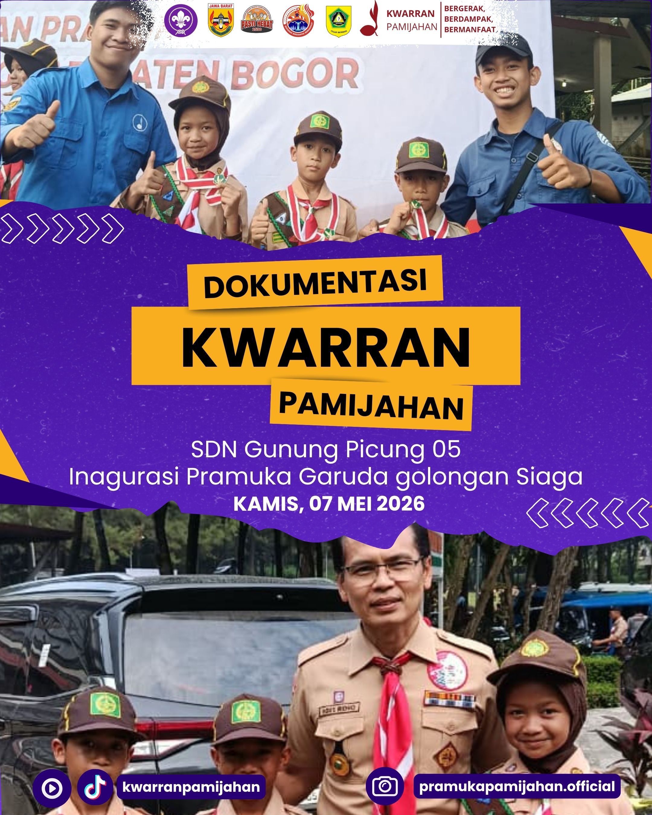 🦅⚜️ Bangga dan Menginspirasi! SDN Gunung Picung 05 Gelar Inagurasi Pramuka Garuda Siaga 🔥