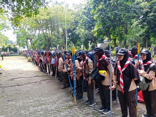 Pramuka Penegak Cileungsi Ikuti Giat Tapakan Garuda Kwarcab Bogor Tahun 2026 Tahap 1