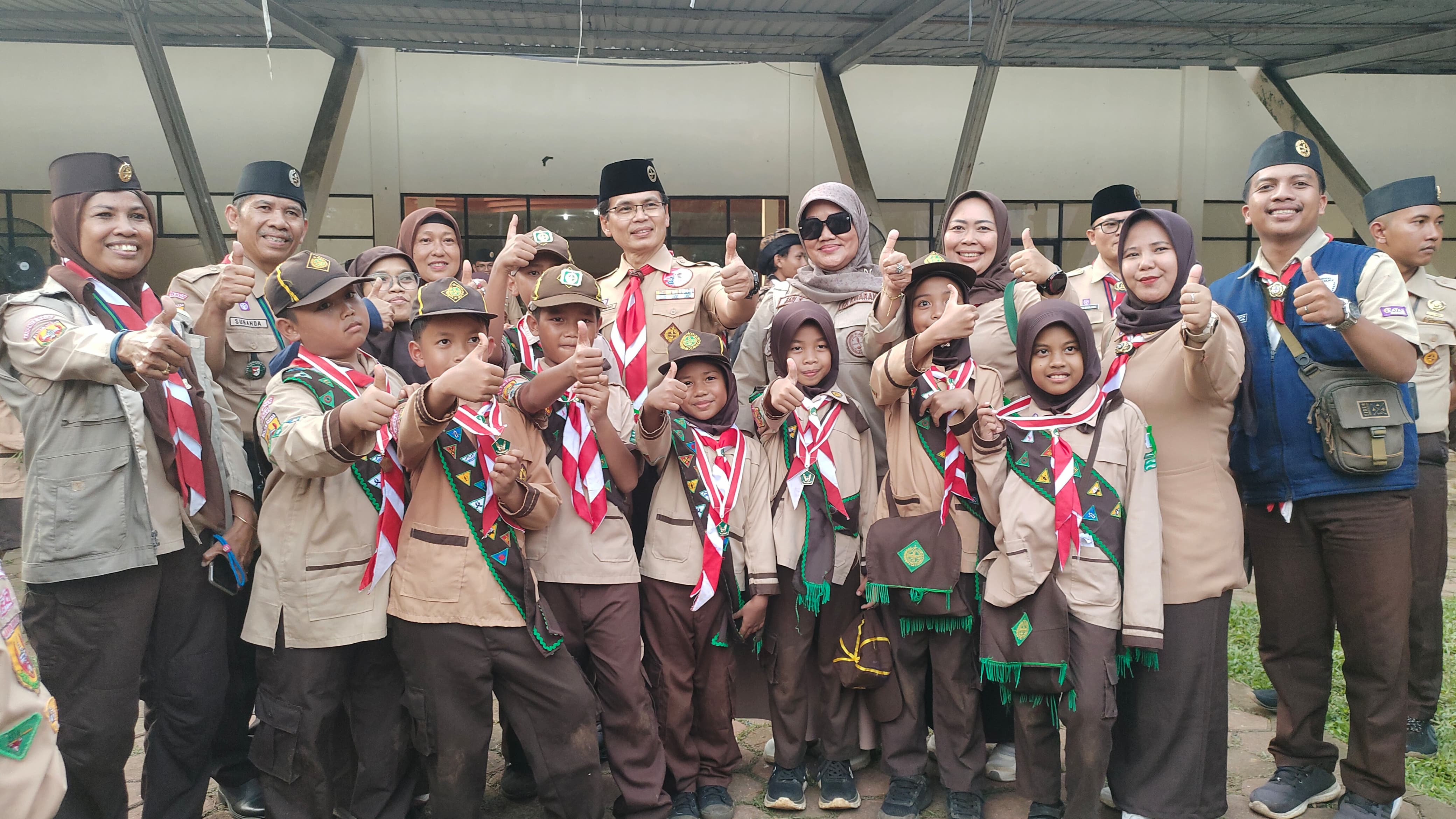 Wujudkan Generasi Unggul, 12 Anggota Siaga Kwarran Ciampea Resmi Dilantik Menjadi Pramuka Garuda