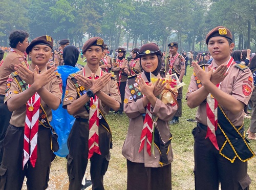 Langkah Pasti Pramuka SMK Bina Teknika Lulus Tapakan Pramuka Garuda Kwarcab Bogor