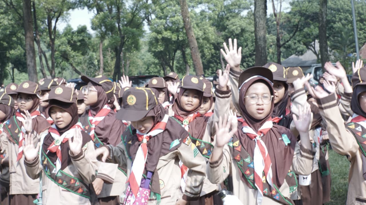 Kreatif, Cerdas, dan Penuh Aksi! Pramuka Siaga Garuda Kabupaten Bogor Guncang Tapakan Garuda 2026
