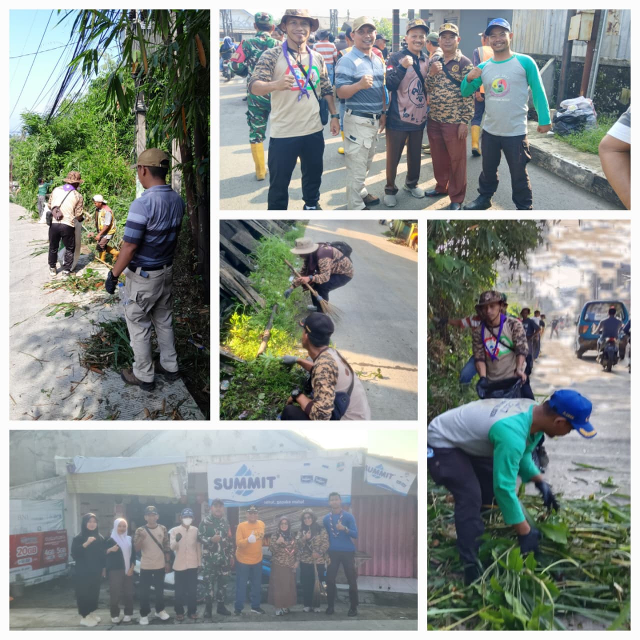 Rawat Budaya Gotong Royong, Pramuka Dramaga Bakti Lingkungan di Sinarsari & Neglasari.