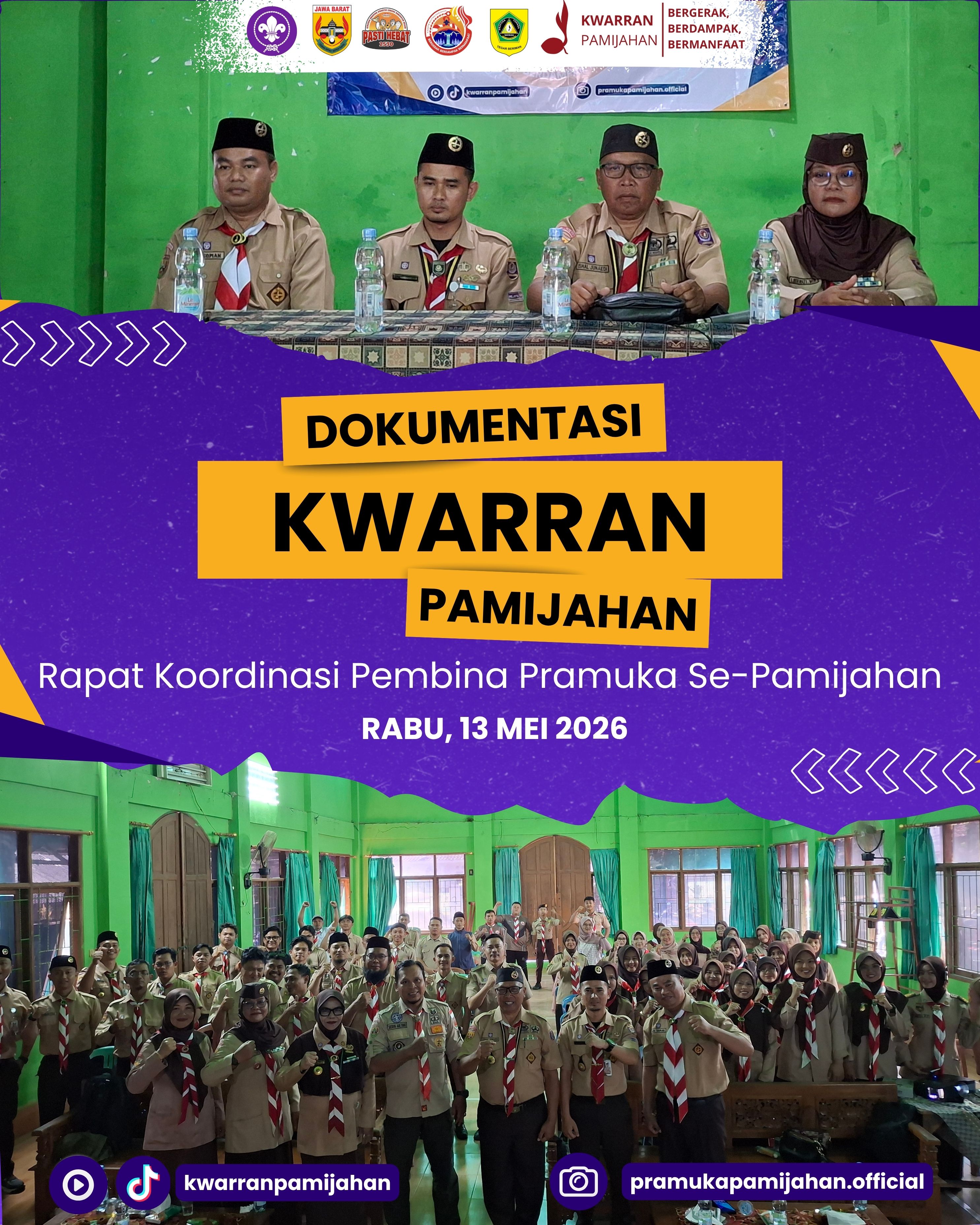 ⚜️ Satukan Langkah Pembina! Kwarran Pamijahan Gelar Rapat Koordinasi Pramuka Se-Kecamatan 🔥
