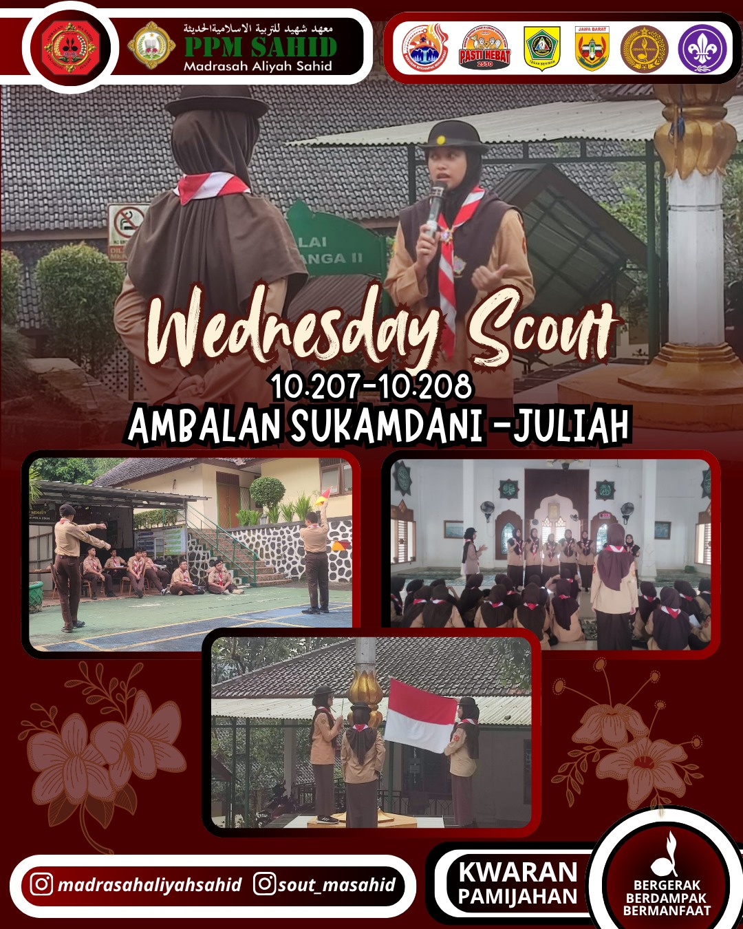 ⚜️ Tetap Aktif dan Semangat! Pramuka MA Sahid Gelar Latihan Rutin Mingguan 🔥