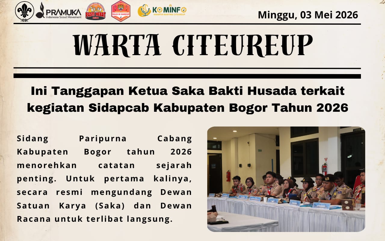 SIDPARCAB 2026 : KETUA SAKA BAKTI HUSADA KWARRAN CITEUREUP IKUT BERPARTISIPASI