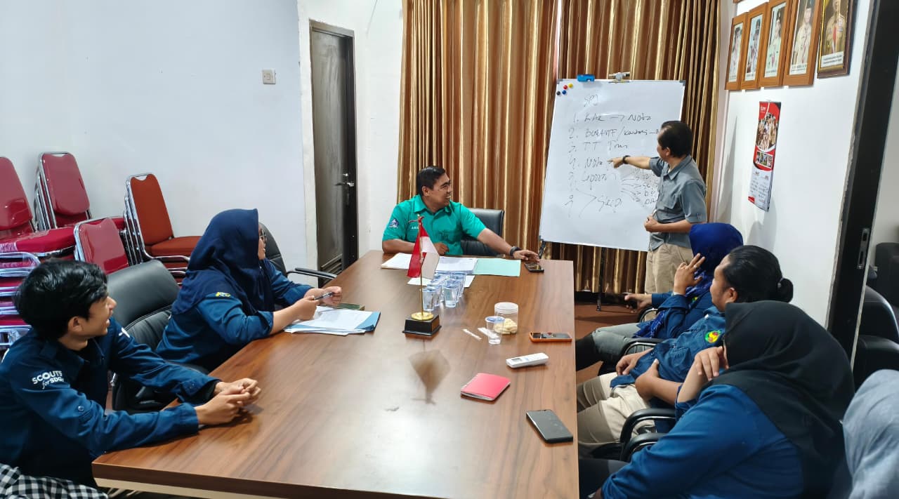 Bidang Sekretariat Kwarcab Kabupaten Bogor Gelar Rapat Penyelesaian SPJ Semester I Tahun 2026