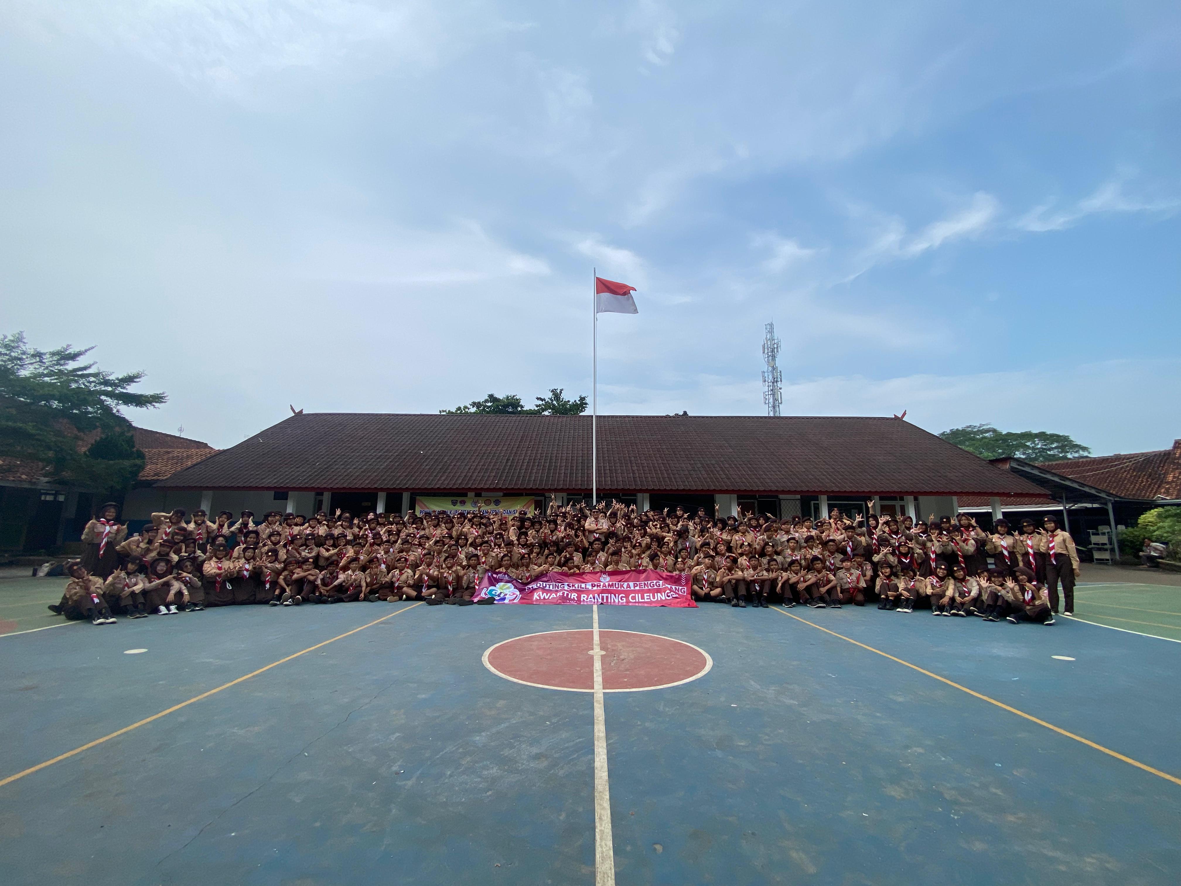 Kwartir Ranting Cileungsi Gelar Scouting Skill Pramuka Penggalang