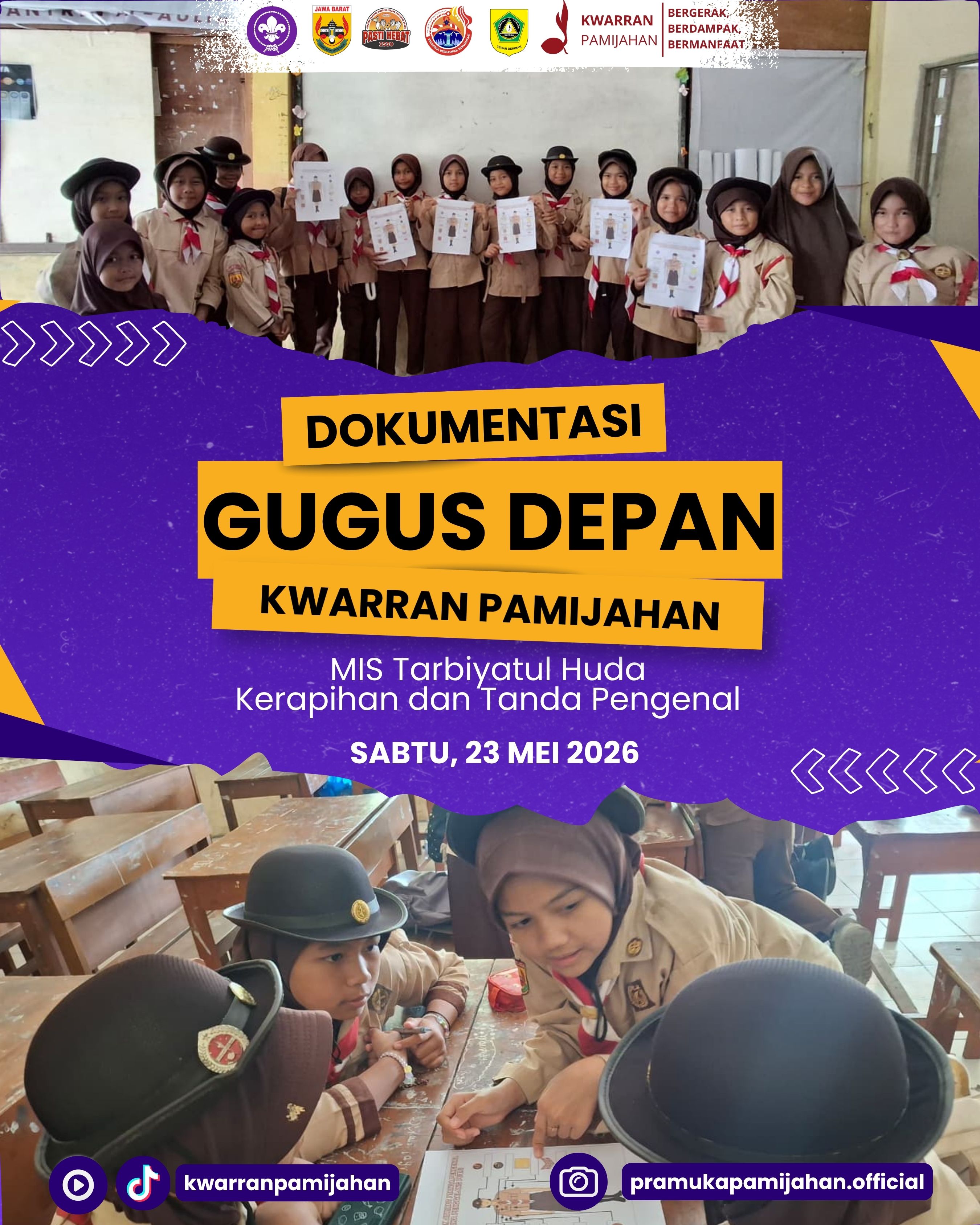 ⚜️ Tingkatkan Kedisiplinan dan Identitas Pramuka! MIS Tarbiyatulhuda Pelajari Kerapihan dan Tanda Pengenal 🔥
