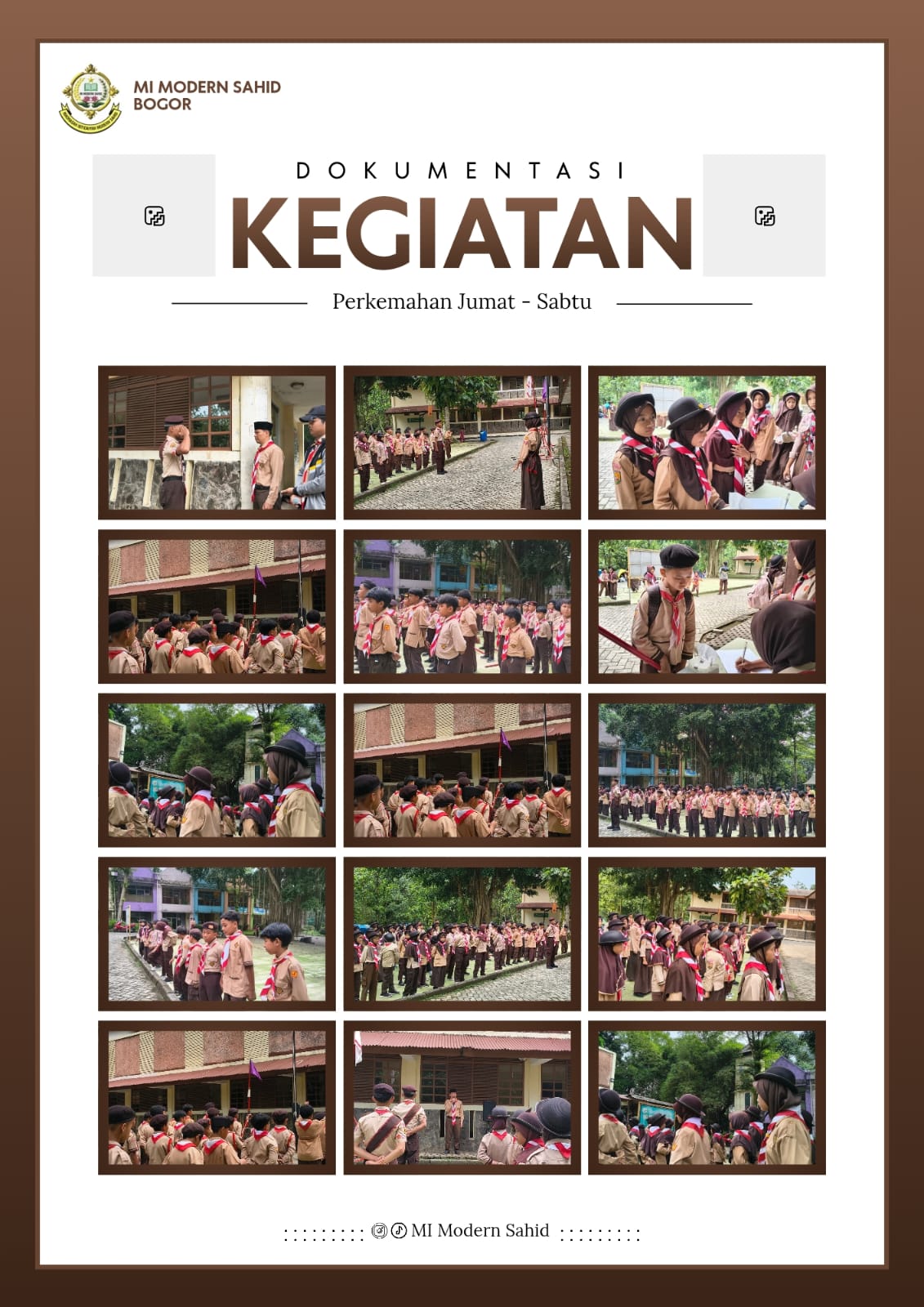 ⛺⚜️ Semangat Kebersamaan dan Kemandirian! PERJUMSA Pramuka MI Modern Sahid Resmi Dibuka 🔥
