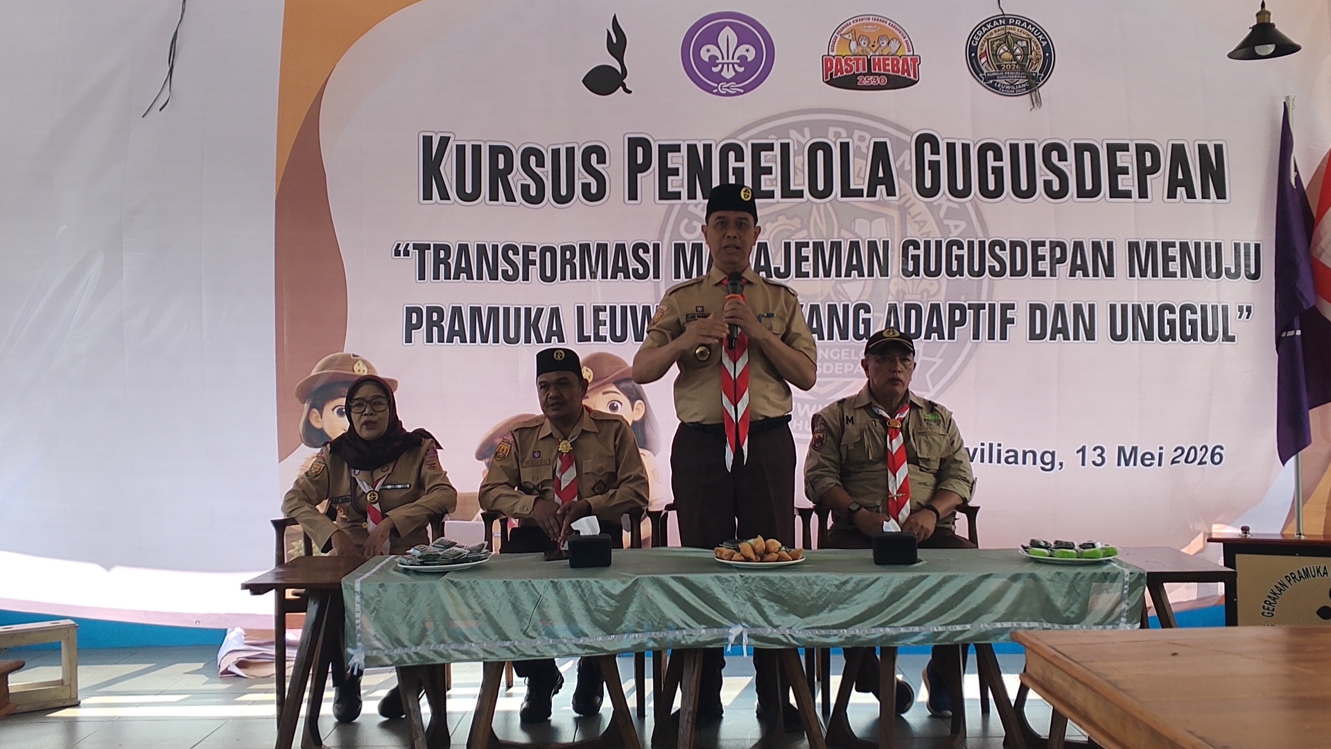 Kursus Pengelola Gugus Depan Berlangsung Antusias di Legok Lauk