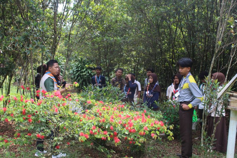 Belajar Menjadi Rimbawan Muda, Saka Wanabakti Rumpin Gelar Latihan Peta Pita dan Pembentukan Krida