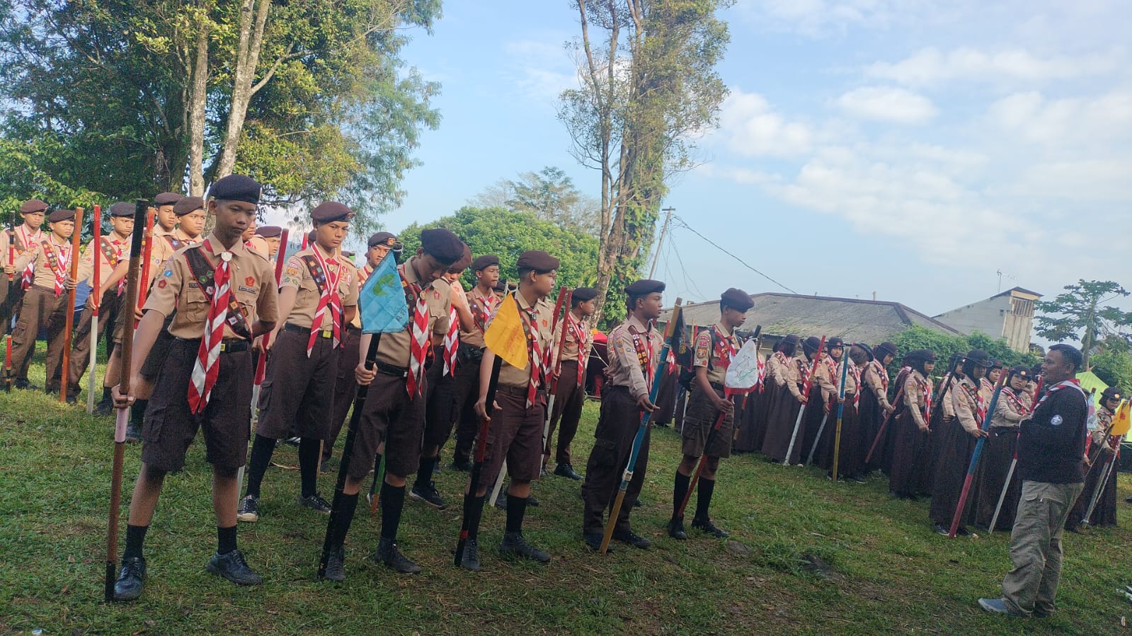 Gembleng Mental dan Kekompakan, Kontingen Kwarcab Kabupaten Bogor Gelar TRAINING CENTER (TC) Jelang Jamnas