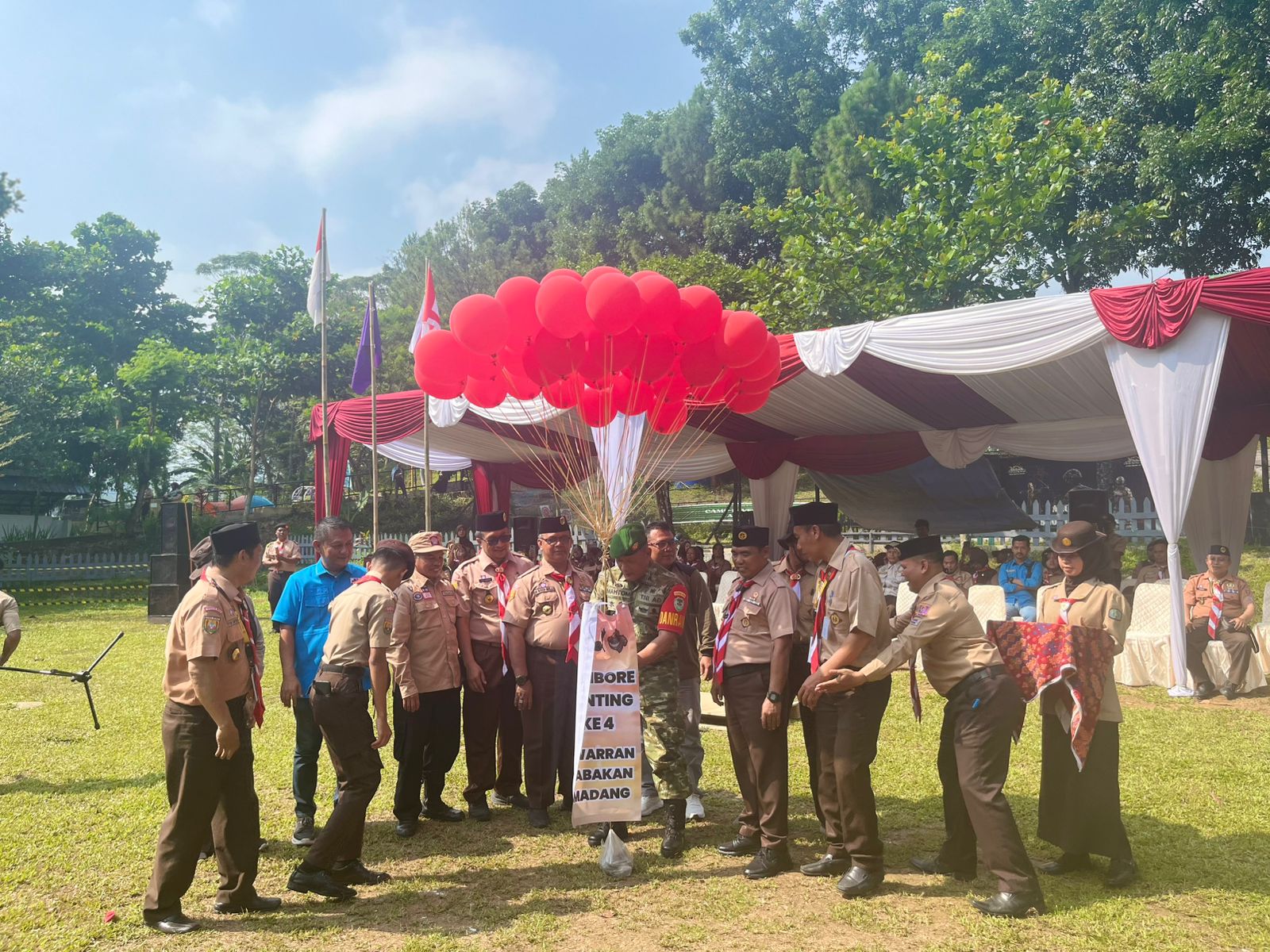 Semangat Persaudaraan dan Kemandirian, Kwarran Babakan Madang Gelar Jambore Ranting 2026
