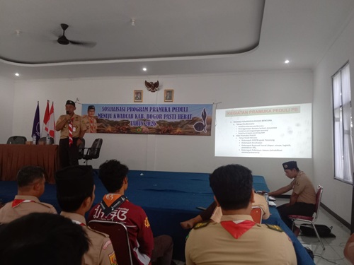 PP Kwarran Cileungsi Siap Tindak Lanjuti Hasil Sosialisasi Pramuka Peduli Kwarcab Kabupaten Bogor.