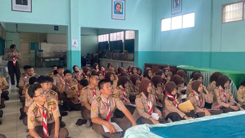 Gladian Pimpinan Sangga Kwarran Cileungsi Tingkatkan Jiwa Kepemimpinan Penegak