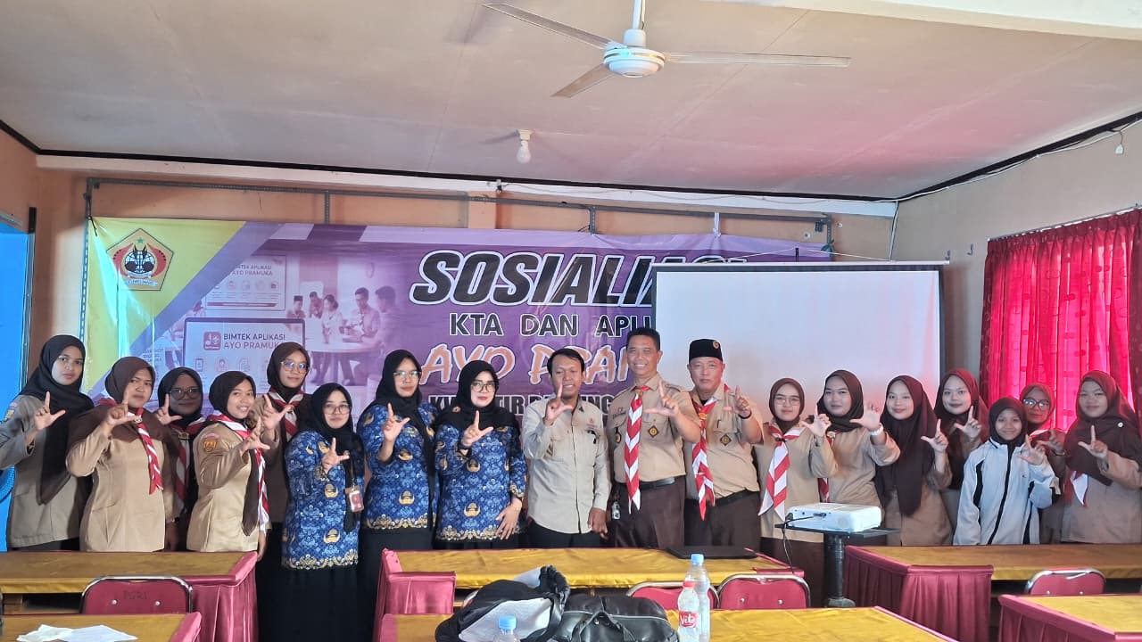 Sosialisasi Bimtek Aplikasi Ayo Pramuka dan Pendataan KTA