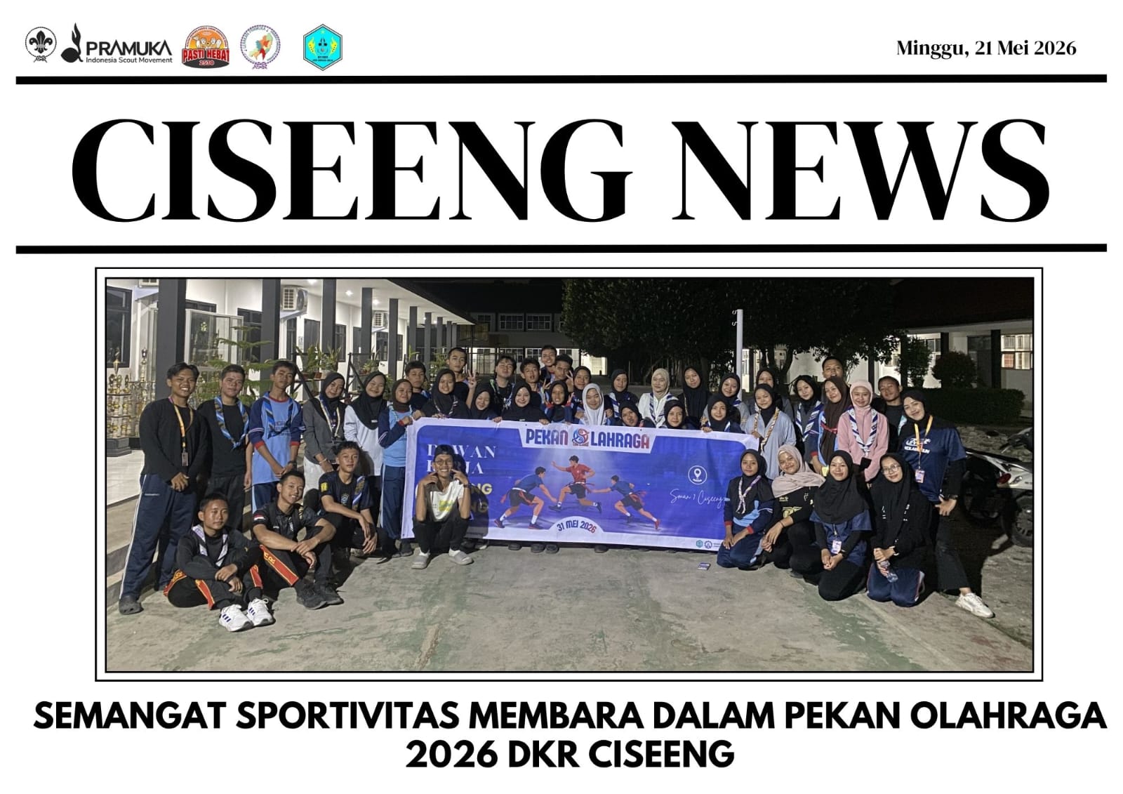 SEMANGAT SPORTIVITAS MEMBARA DALAM PEKAN OLAHRAGA 2026 DKR CISEENG