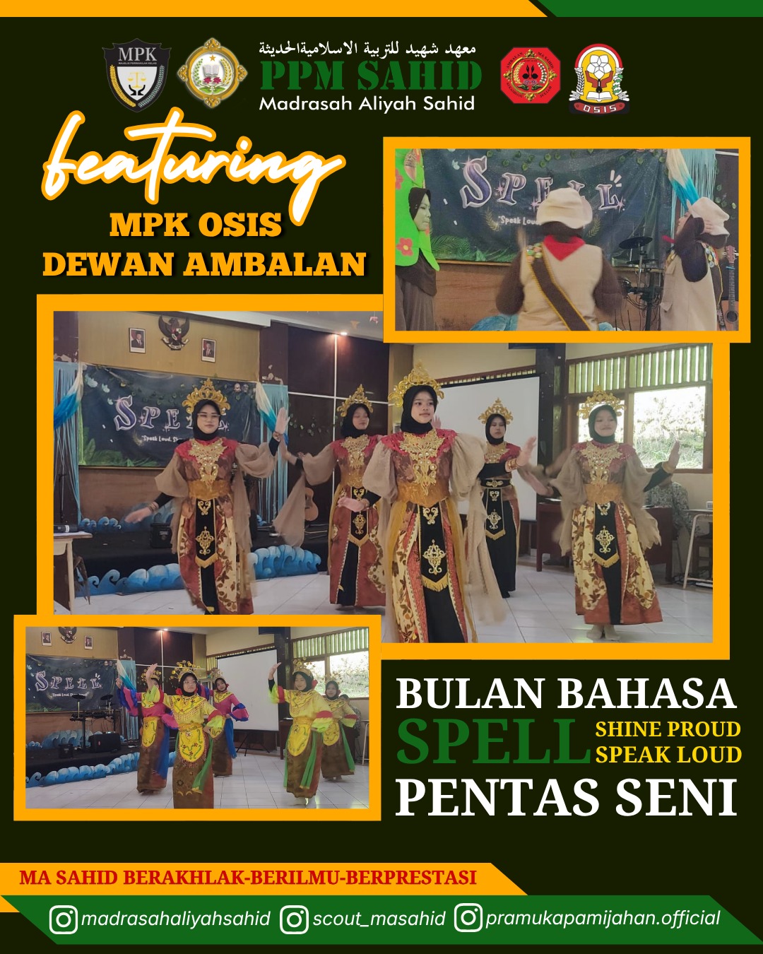 🎭⚜️ Kembangkan Bakat dan Kreativitas! Pramuka MA Sahid Gelar Latihan Rutin dengan Materi Pentas Seni 🔥