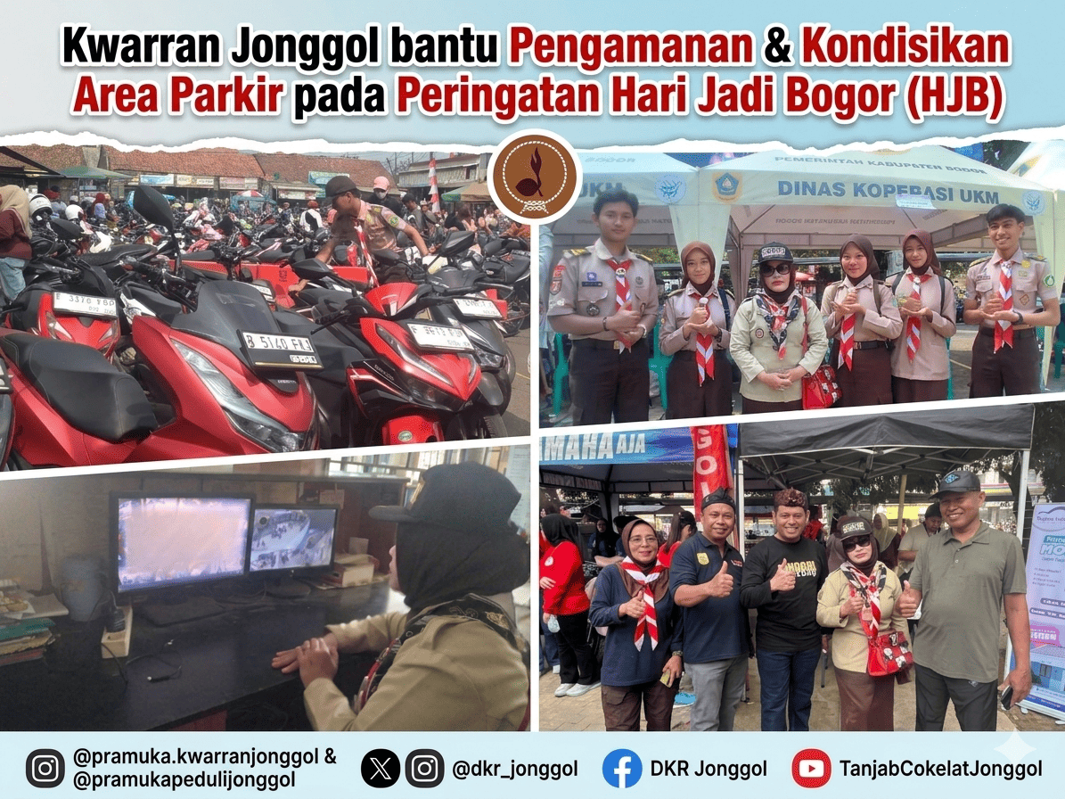 Aksi Nyata Kwarran Jonggol: Pengamanan dan Pelayanan pada Puncak Peringatan Hari Jadi Bogor (HJB) Ke-544