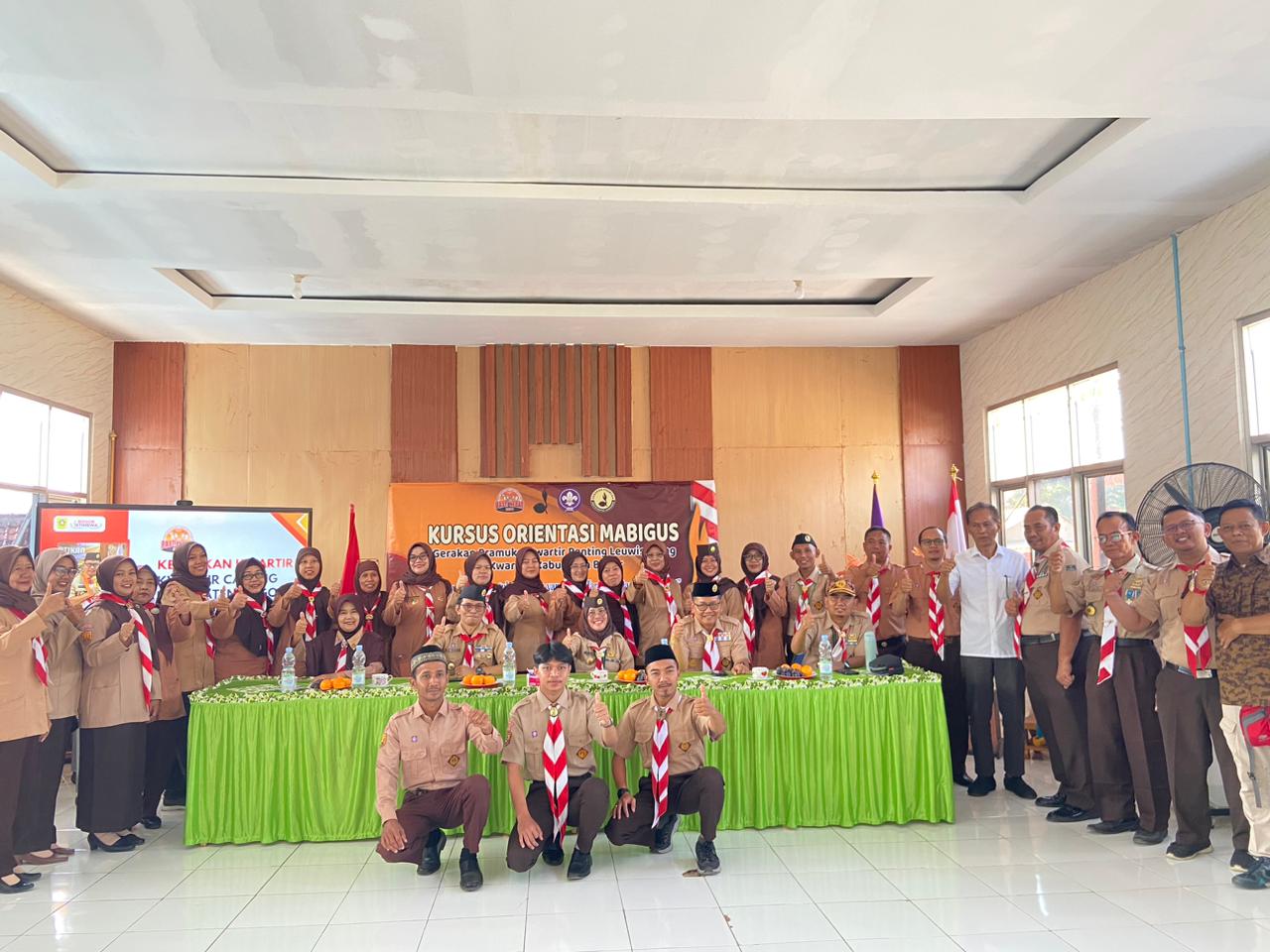 KURSUS ORIENTASI MABIGUS KWARRAN LEUWISADENG PERKUAT PERAN KEPALA SEKOLAH DALAM PEMBINAAN KEPRAMUKAAN