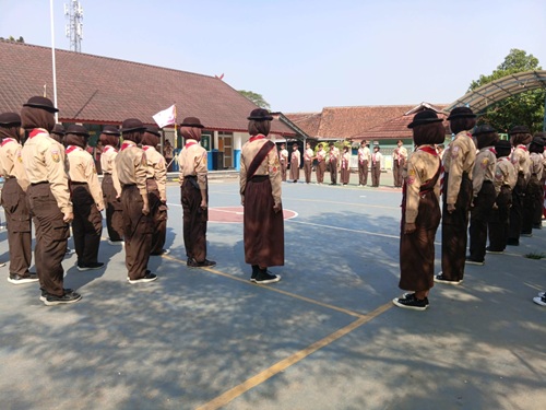 Antusias 94 Penggalang SMP Negeri 2 Cileungsi Ikuti Persami
